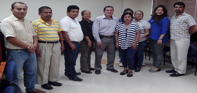 Participantes de los talleres de inclusión educativa