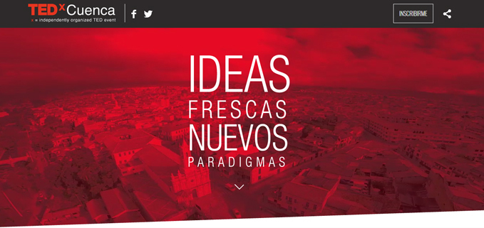 Pagina web de TEDx Cuenca
