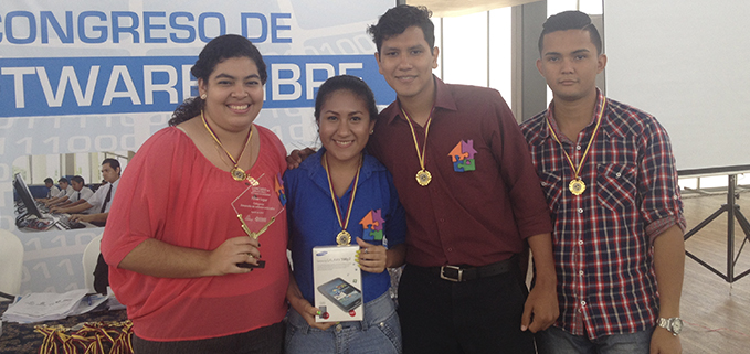 Ganadores del 1er. Lugar Categoría Desarrollo de Software Educativo.