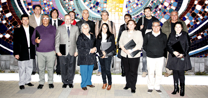 Grupo de docentes chilenos participantes en el seminario.