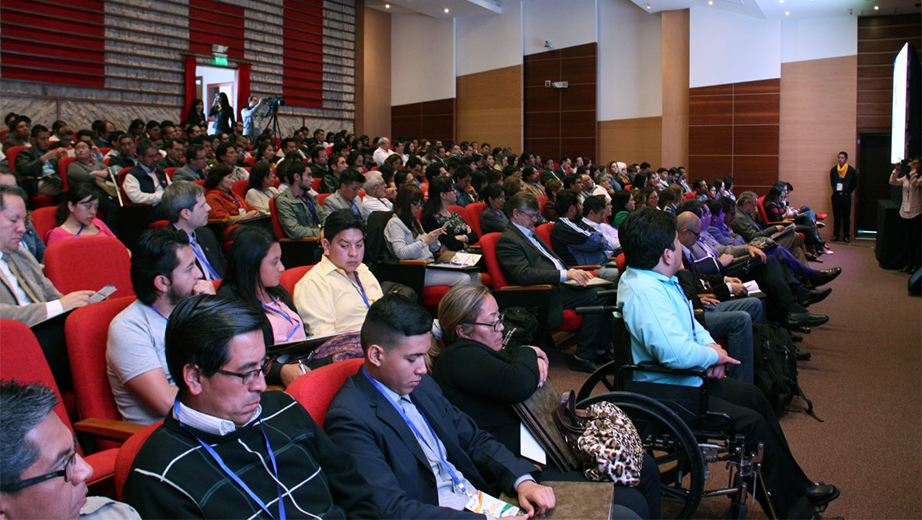 Inauguración del Congreso en el Teatro del Campus Sur de la Sede Quito