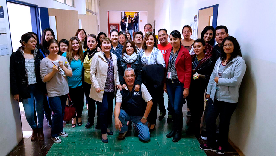 Profesores de Inglés Sede Quito minutos antes de rendir su examen FCE