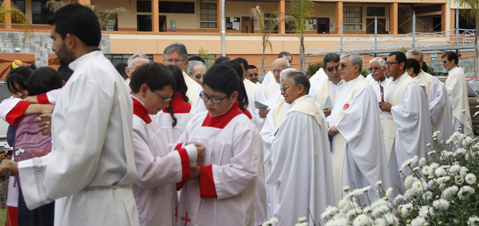 Sacerdotes Salesianos que asistieron a esta celebración