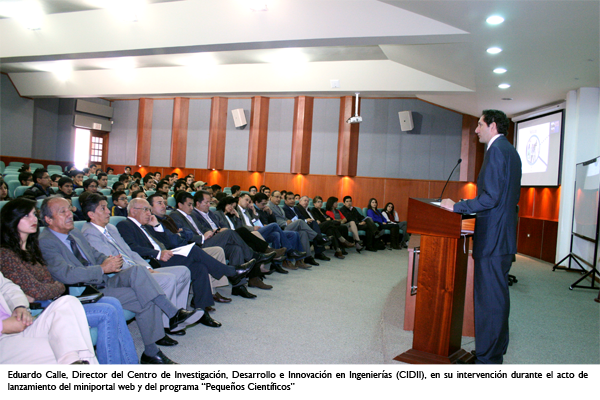 CUENCA: Se presentó el mini-portal de Centro de Investigación, Desarrollo e Innovación en Ingenierías