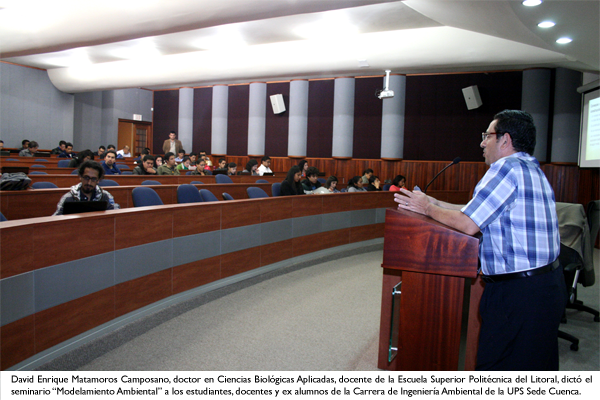 CUENCA: Seminario sobre Modelamiento Ambiental se dictó en la UPS