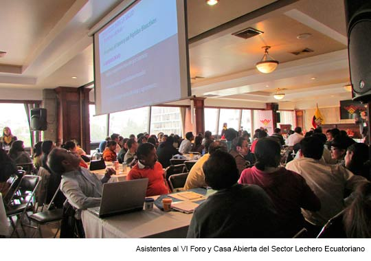 QUITO: La UPS participó en el VI Foro y Casa Abierta del Sector Lechero Ecuatoriano