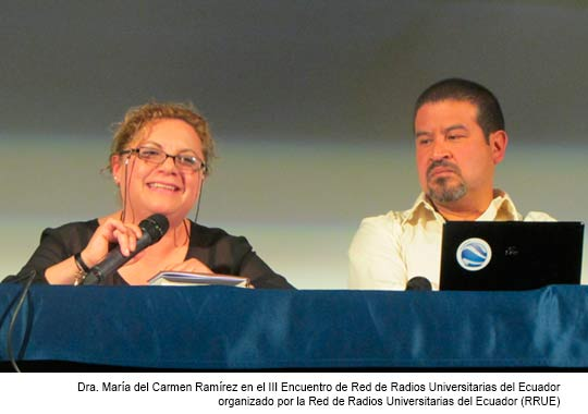 QUITO: Rector de la UPS y Directora de la Carrera de Comunicación Social presentaron ponencias en el III Encuentro de Radios Universitarias del Ecuador