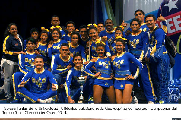 GUAYAQUIL: Equipo de la UPS triunfa en Torneo de Cheerleaders