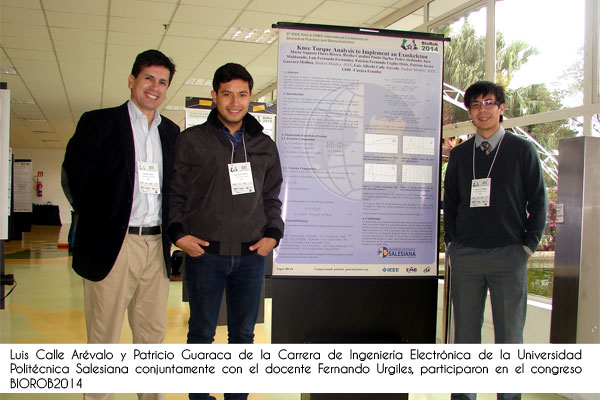 CUENCA: Estudiantes de la UPS participaron en Congreso Internacional BIOROB 2014