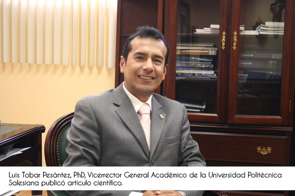 CUENCA: Eco. Luis Tobar, PHD, Vicerrector General Académico de la UPS publica artículo científico