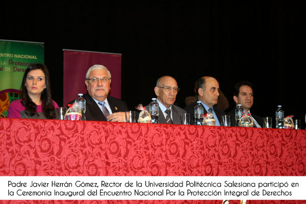 CUENCA: Rector de la UPS participó en Encuentro Nacional por la Protección Integral de Derechos