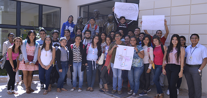 Estudiantes de la carrera de Administración de Empresas fueron parte del Encuentro Formativo.