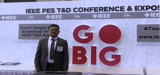 Profesor Ramón Enrique Pérez del GIREI en el SCOPUS IEEE PES Transmission and Distribution, Conference and Exposition