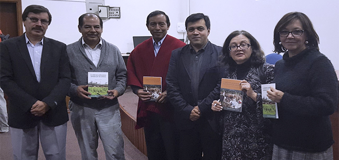 (de izq.) Dr. Hernán Hermosa, Lic. Marcelo Narváez, Lic. José Delgado, Dr. Pablo Ortiz,  Dra. Elizabeth Bravo y Dra. Alexandra Martínez