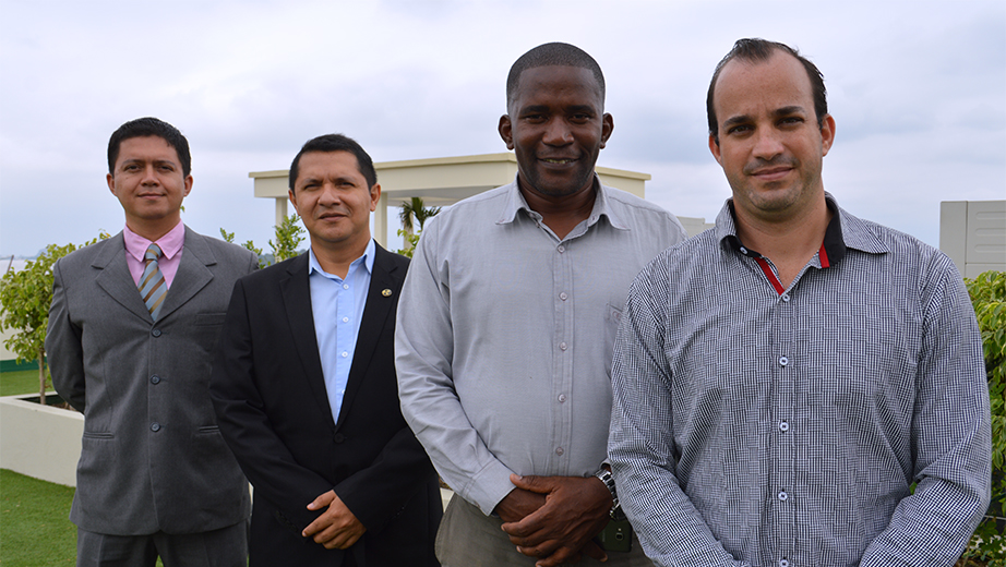 Julián Triana, Gustavo Quintero, Raúl Álvarez Y Christian Granda, Integrantes Del Grupo GIIMA