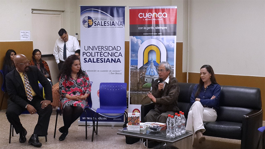 (de izq.) Adriana Toral, Oswaldo Encalada, Fernanda Jiménez, Héctor González