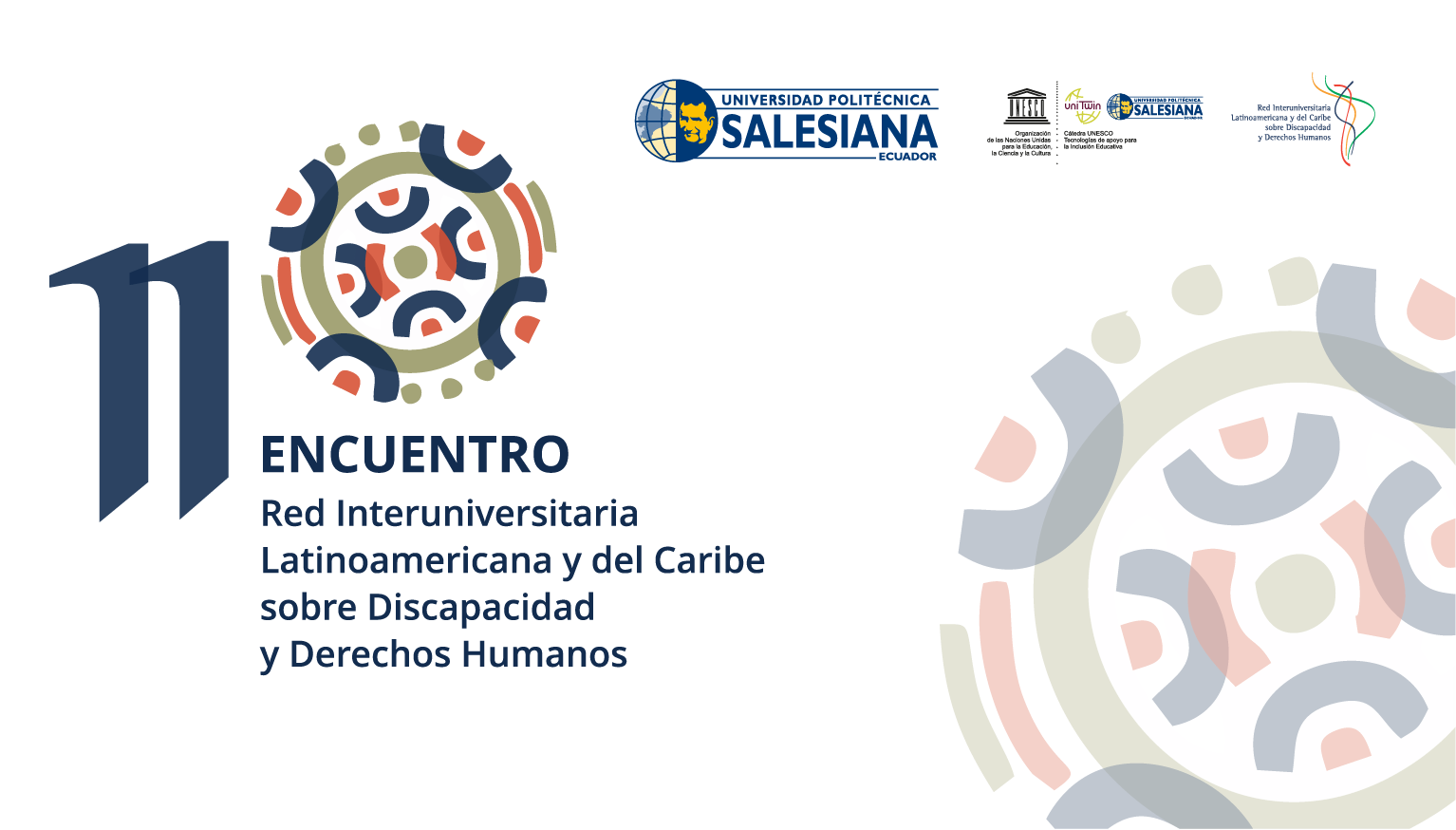 Banner onceavo encuentro Red Interuniversitaria Latinoamericana y del Caribe sobre Discapacidad y Derechos humanos