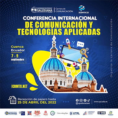 Afiche promocional de la Conferencia Internacional de Comunicación y Tecnologías Aplicadas 2022