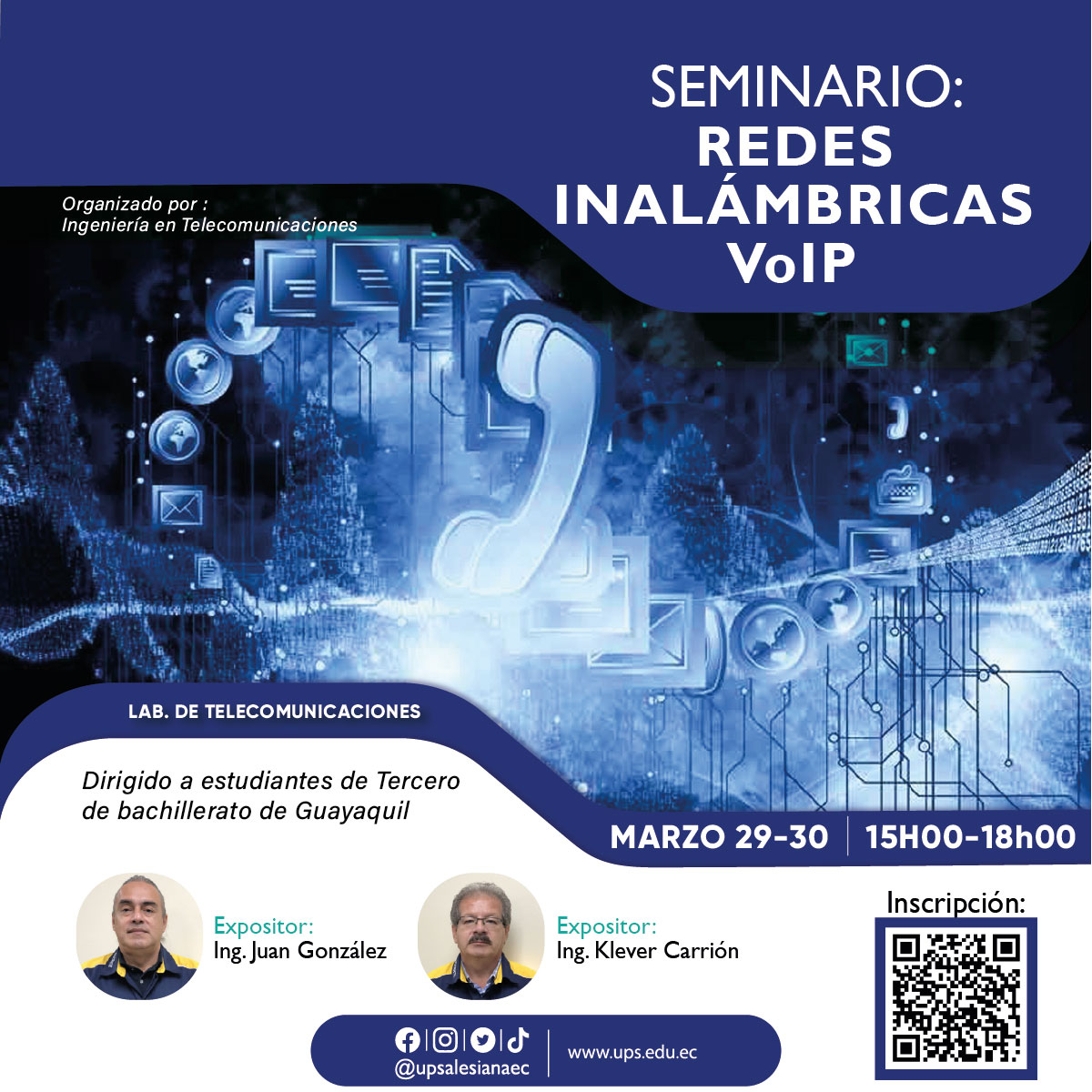 Afiche: Redes inalámbricas VoIP