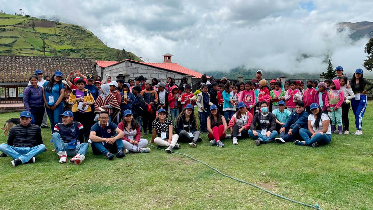 Estudiantes de la sede Quito, pertenecientes al 