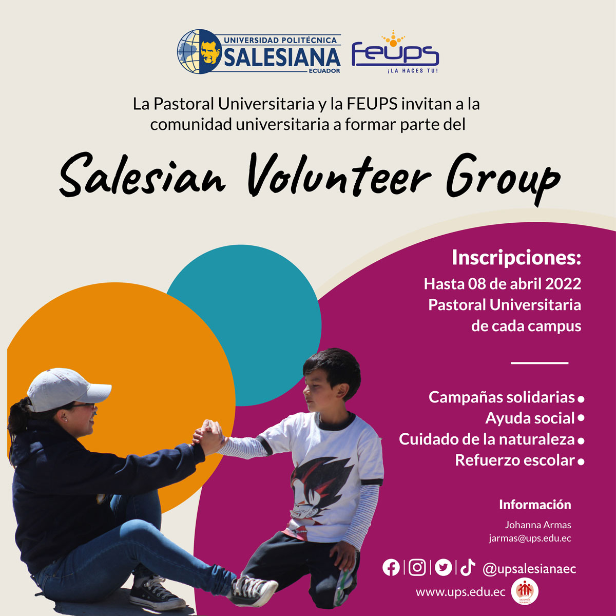 Afiche-Salesian Voluteer Group