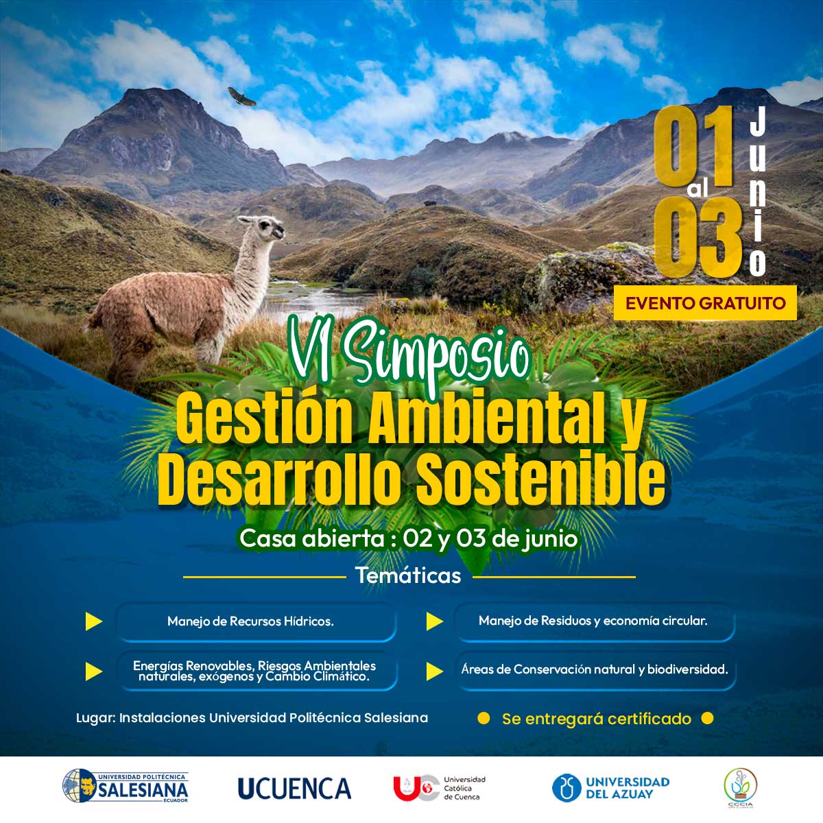 Afiche-VI Simposio de gestión ambiental
