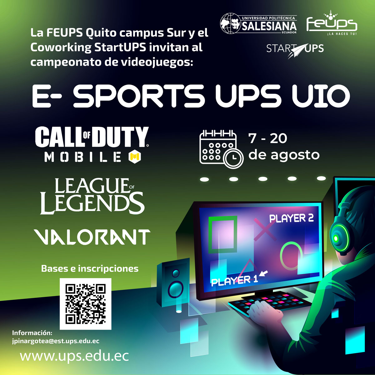 Afiche E SPORTS uio