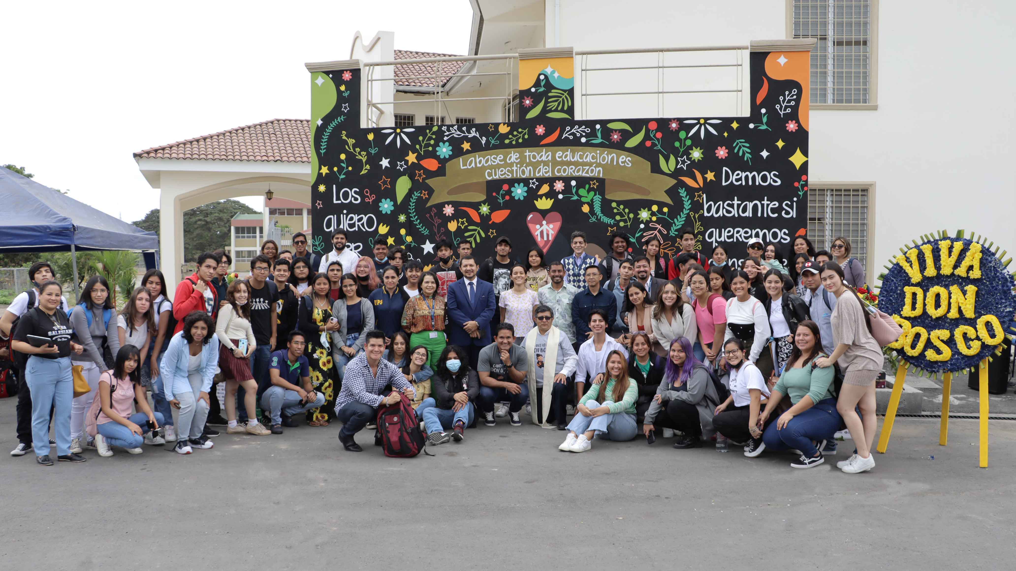 Un mural que refleja nuestra identidad salesiana