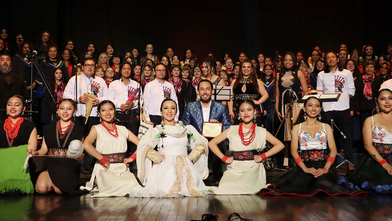 Agrupaciones que fueron parte del festival folklórico de música sacra 