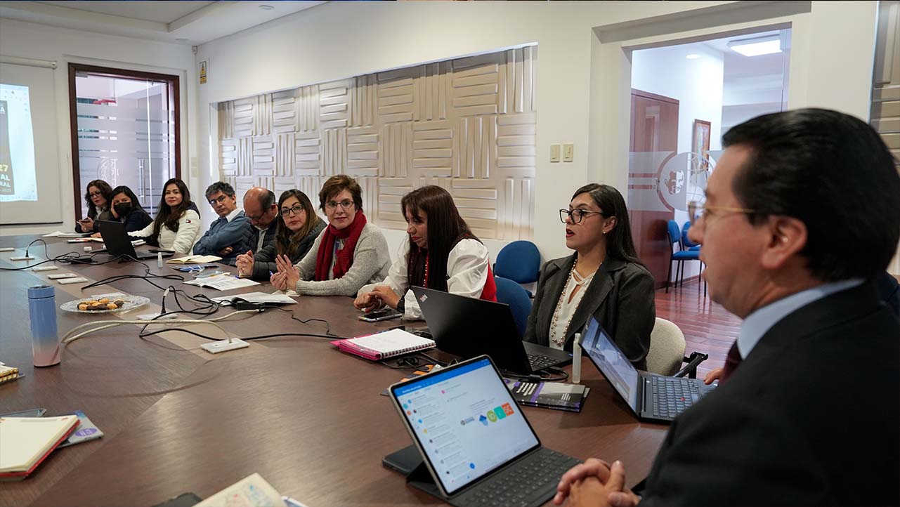 Reunión de trabajo en la sede Quito con motivo del el Plan Estratégico Institucional de la UPS en la sede Quito