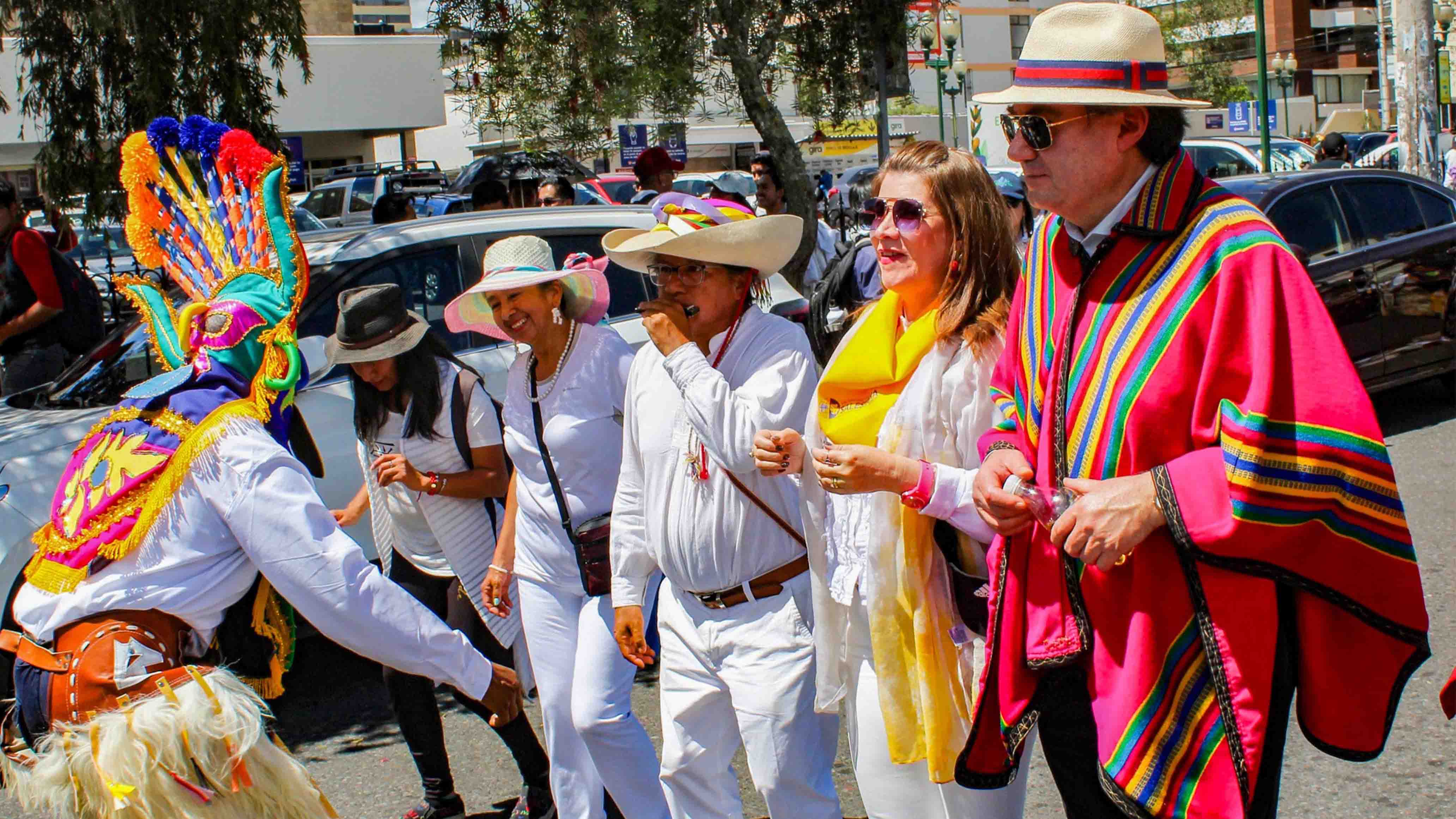 La comunidad universitaria de la UPS Quito vivió con alegría el Inti Raymi de las Universidades y Diversidades 2023