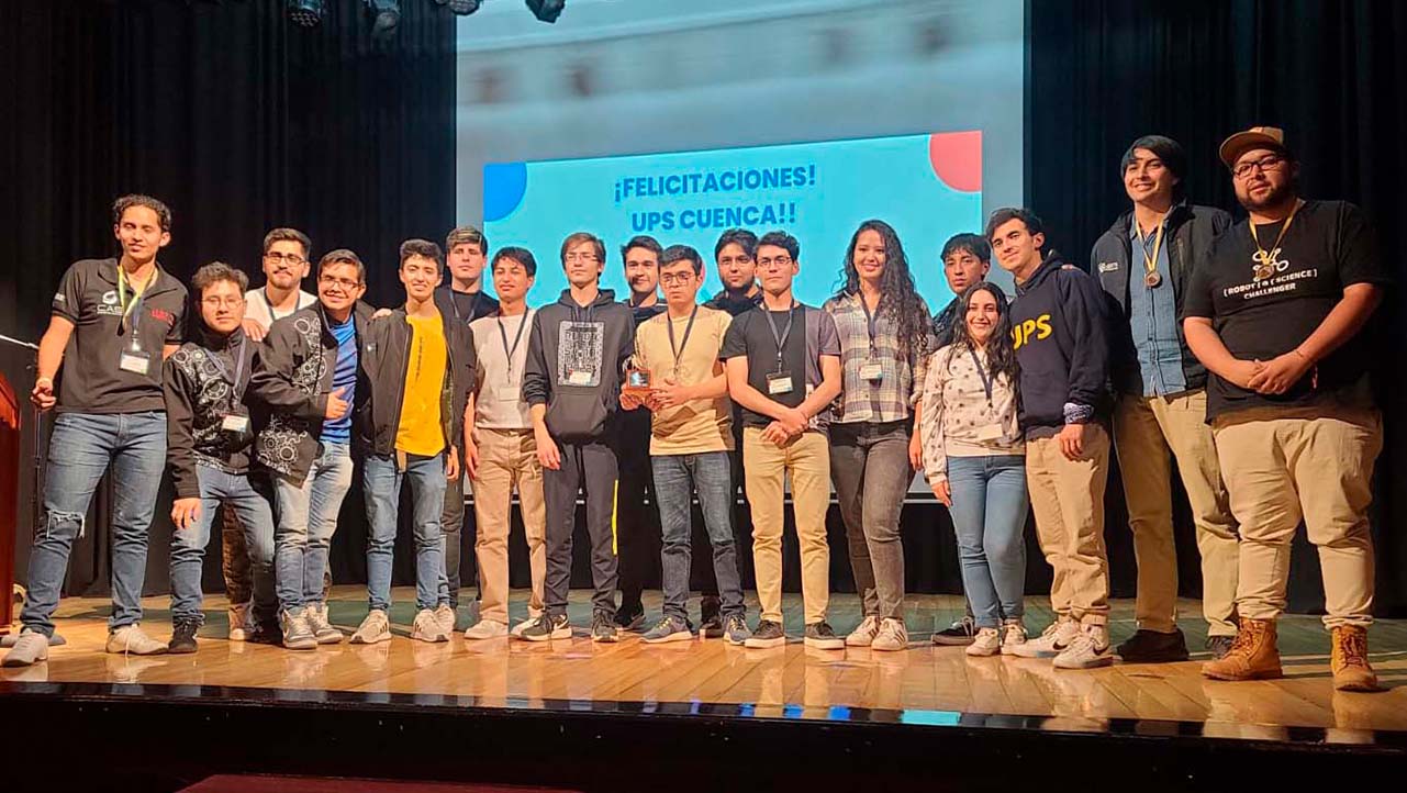 Delegación del Club ASU de Robótica de la UPS sede Cuenca 