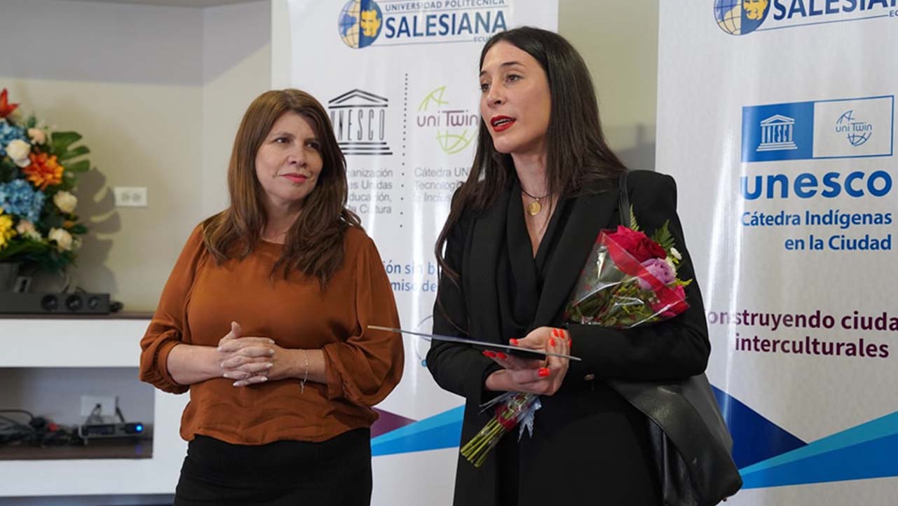 (De izq.) María Sol Villagómez y Edelmira Ferri