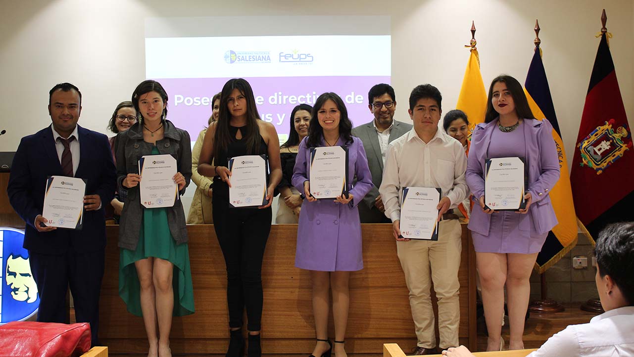 Nuevas directivas de campus y sede asumen sus cargos como representantes estudiantiles
