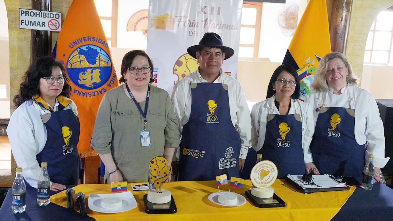 Organizadores del Concurso Nacional del Queso y la competencia internacional “Copa América” 