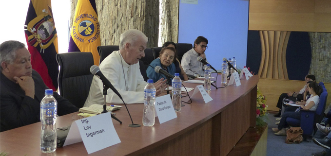 Reconocidos invitados conversaron con los estudiantes de la UPS acerca sentido de la vida