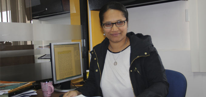 Narcisa Medranda, docente de la UPS