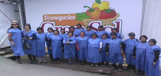 Personal de la Cooperativa de productores de San Joaquín