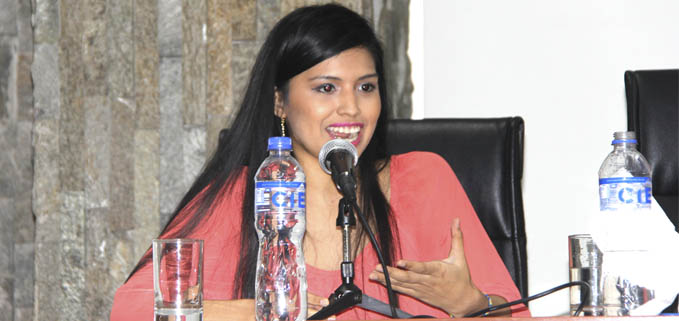 Coraima Torres estudiante de Comunicación Social de la Universidad Politécnica Salesiana sede Guayaquil