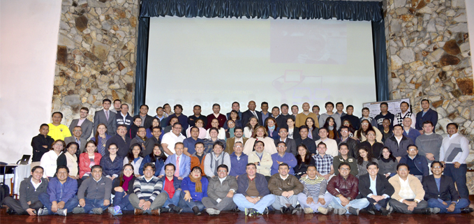 Foto de grupo de los participantes al curso de GESPLAN de la UPM.