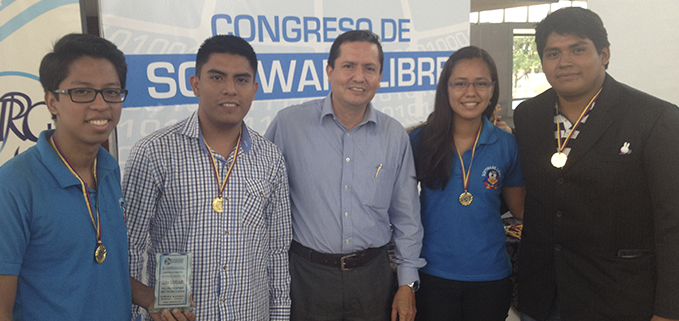 Ganadores del 2do. Lugar con el proyecto 