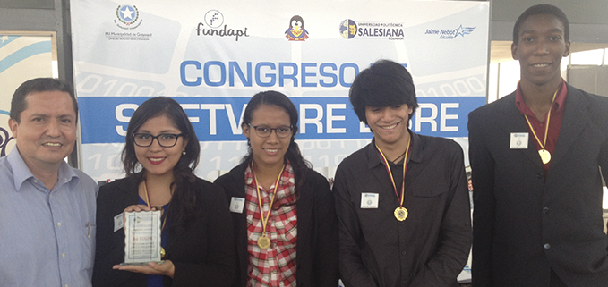 Ganadores del 3er. Lugar con el Proyecto 