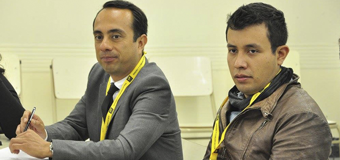 Profesor Estaban Plaza durante el cierre de la comisión de Gestión en Diseño y Comunicación en el VI Congreso de Enseñanza del Diseño.