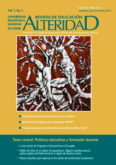 QUITO: Revista Alteridad fue indexada en la base de datos de Educación Iberoamericana IRESIE