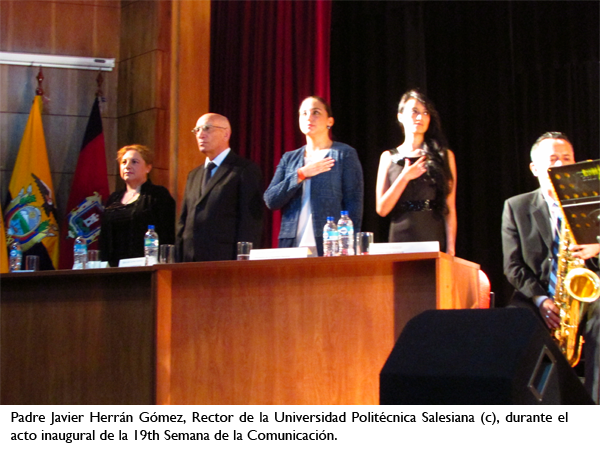 QUITO: Con la participación de la Presidenta de la Asamblea Nacional se inauguró la 19º Semana de la Comunicación