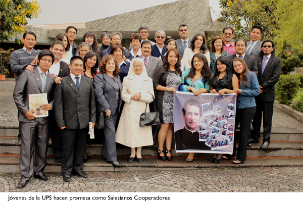 QUITO: Jóvenes de la UPS hacen promesa como Salesianos Cooperadores