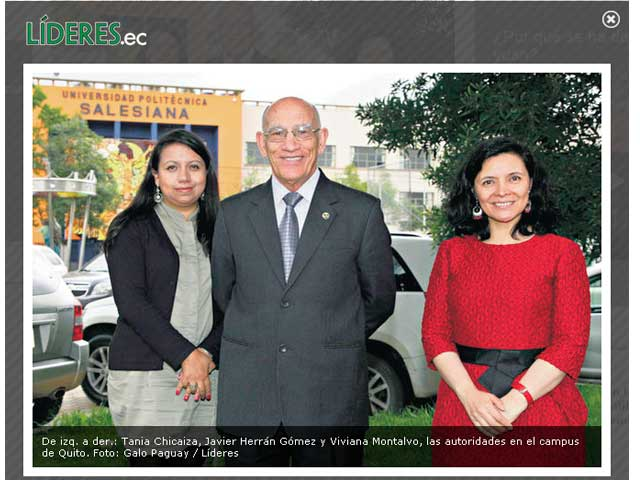 QUITO:  Diario El Comercio destaca emprendimiento social e investigación en la UPS