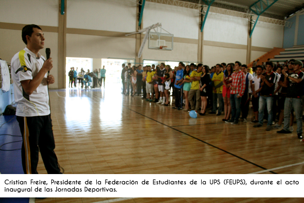 CUENCA: Se inauguraron jornadas deportivas organizadas por la Federación de Estudiantes