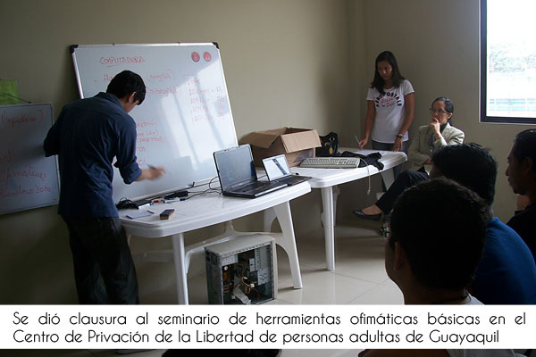 GUAYAQUIL: Proyecto PROSOLITO en el Centro de Privación Provisional de la Libertad de Guayaquil No. 1