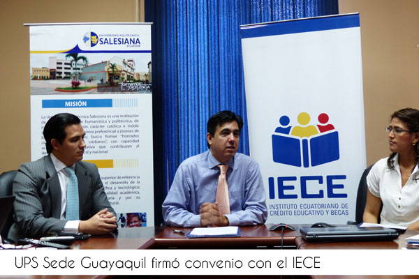 GUAYAQUIL: UPS firma convenio de cooperación interinstitucional con el IECE